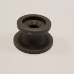 Knop nylon grijs