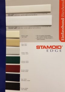 Stamoid edge kleuren