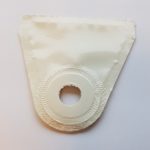 Tentdriehoek pvc wit