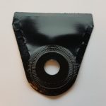 Tentdriehoek pvc zwart