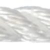 Landvast 3-strengs polyester wit U-Rope