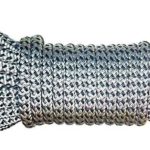 landvast deluxe met oog u rope wit navy