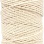 Katoenkoord beige wit